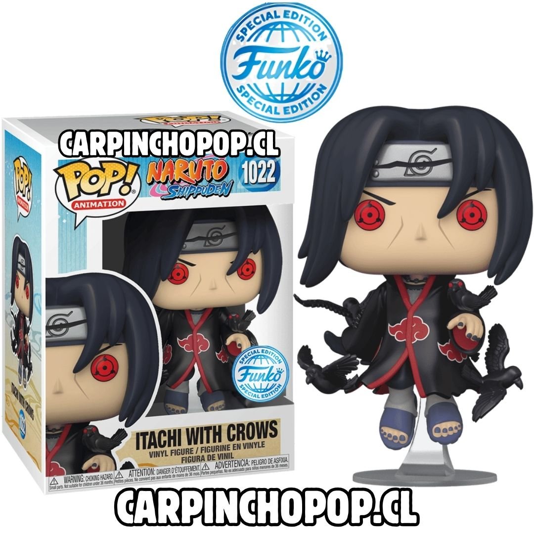 FUNKO POP NARUTO - ITACHI WITH CROWS 1022 SPECIAL EDITION