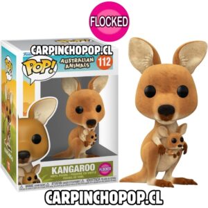(PREVENTA) FUNKO POP AUSTRALIAN ANIMALS - KANGAROO 112 FLOCKED (Mediados de AGOSTO)