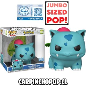 (PREVENTA) FUNKO POP JUMBO POKEMON - IVYSAUR 1186 EXCLUSIVO "10 PULGADAS (Mediados de AGOSTO)