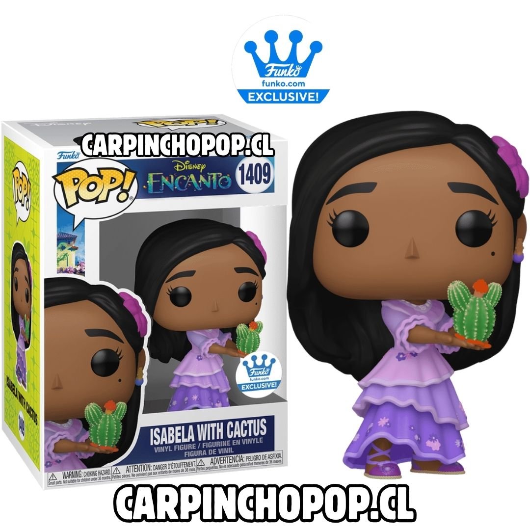FUNKO POP DISNEY ENCANTO - ISABELA WITH CACTUS 1409 EXCLUSIVO FUNKOSHOP