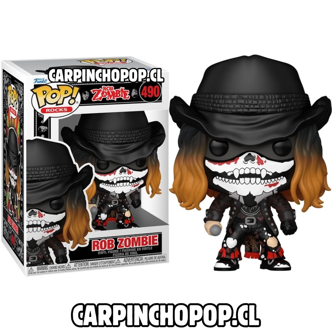 FUNKO POP ROCKS ROB ZOMBIE - ROB ZOMBIE 490