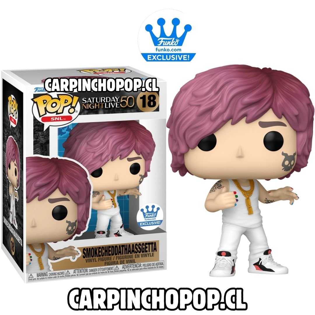 FUNKO POP TV SNL SATURDAY NIGHT LIVE - SMOKECHEDDATHAASSGETTA 18 EXCLUSIVO FUNKOSHOP (TIMOTHEE CHALAMET)
