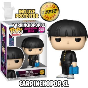 (PREVENTA) FUNKO POP MOB PSYCHO 100 - MOB 2406 LIMITED CHASE EDITION + PROTECTOR DE REGALO (Mediados de AGOSTO)