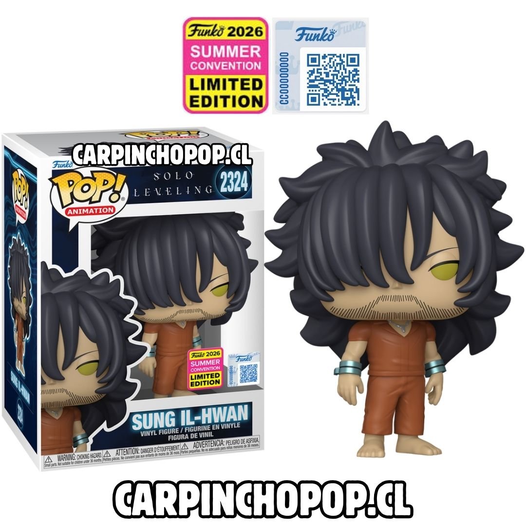 (PREVENTA) FUNKO POP SOLO LEVELING - SUNG IL HWAN 2324 EXCLUSIVO SDCC 2026 (Finales de AGOSTO)
