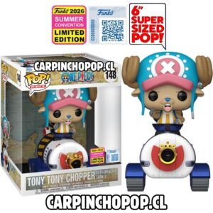 (PREVENTA) FUNKO POP RIDES ONE PIECE - TONY TONY CHOPPER WITH BRACHIO TANK V 148 "6 PULGADAS EXCLUSIVO SDCC 2026 (Finales de AGOSTO)