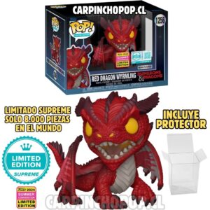 (PREVENTA) FUNKO POP GAMES DUNGEONS AND DRAGONS - RED DRAGON WYRMLING 1258 EXCLUSIVO SDCC 2026 LIMITADO SUPREME 8000 PIEZAS EN EL MUNDO+ PROTECTOR DE REGALO (Finales de AGOSTO)