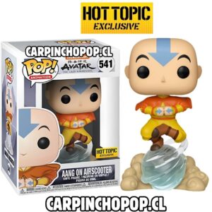 FUNKO POP NICKELODEON AVATAR LA LEYENDA DE AANG - AANG ON AIRSCOOTER 541 EXCLUSIVO HOT TOPIC