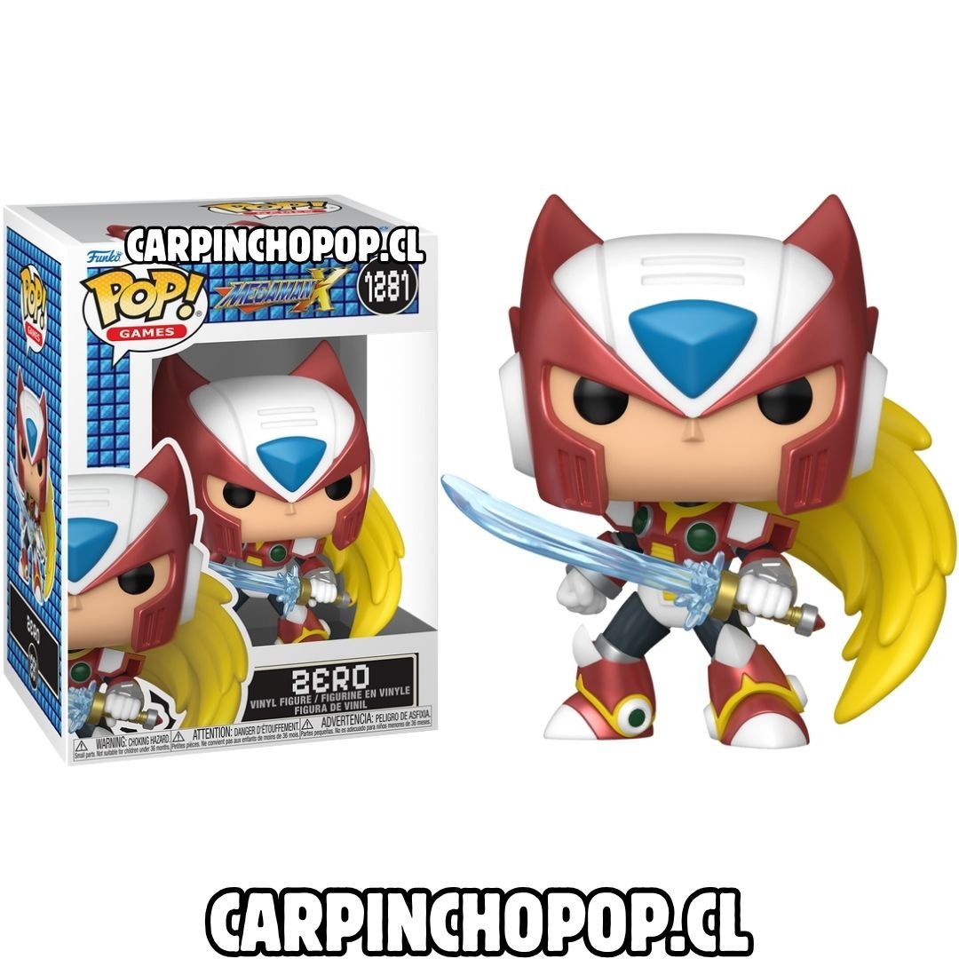 (PREVENTA) FUNKO POP GAMES MEGAMAN - ZERO 1281 (Inicios de SEPTIEMBRE)