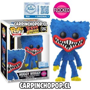 (PREVENTA) FUNKO POP GAMES POPPY PLAYTIME - HUGGY WUGGY 1262 FLOCKED EXCLUSIVO (Mediados de SEPTIEMBRE)