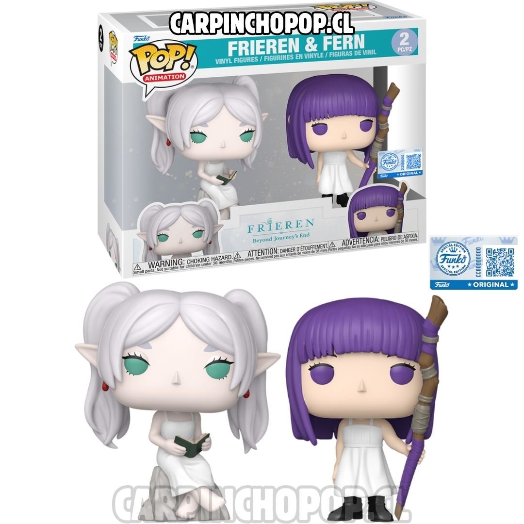 FUNKO POP 2 PACK FRIEREN - FRIEREN Y FERN EXCLUSIVO