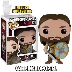 FUNKO POP TV VIKINGS - ROLLO 179 + PROTECTOR DE REGALO (detalles en caja)