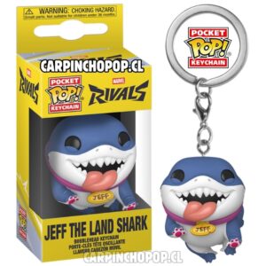 (PREVENTA) FUNKO POCKET POP KEYCHAIN GAMES MARVEL RIVALS - LLAVERO JEFF THE LAND SHARK (Mediados de SEPTIEMBRE)