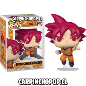 (PREVENTA) FUNKO POP DRAGON BALL SUPER - SUPER SAIYAN GOD GOKU 2492 (Mediados de SEPTIEMBRE)