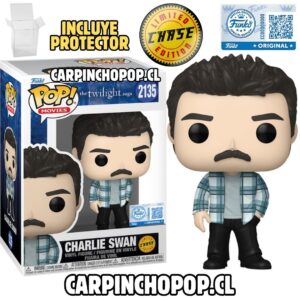 (PREVENTA) FUNKO POP MOVIES CREPUSCULO - CHARLIE SWAN 2135 EXCLUSIVO LIMITED CHASE EDITION (Finales de NOVIEMBRE)