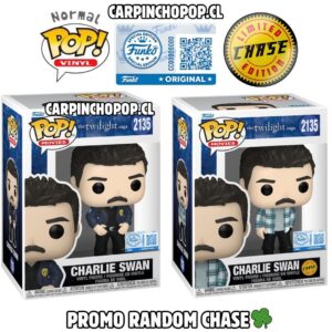 (PREVENTA) FUNKO POP MOVIES CREPUSCULO - CHARLIE SWAN 2135 EXCLUSIVO PROMO RANDOM CHASE (Finales de NOVIEMBRE)