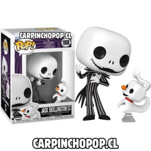 (PREVENTA) FUNKO POP DISNEY MOVIES NIGHTMARE BEFORE CHRISTMAS - JACK SKELLINGTON WITH ZERO 1808 (Finales de SEPTIEMBRE)