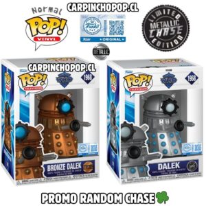 (PREVENTA ESPECIAL) FUNKO POP TV DOCTOR WHO - BRONZE DALEK 1968 METALICO EXCLUSIVO PROMO RANDOM CHASE (Finales de DICIEMBRE)