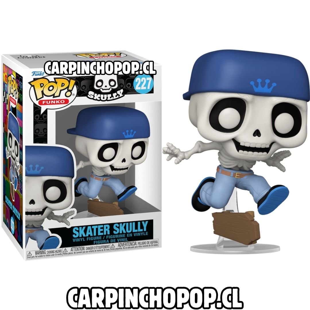 (PREVENTA) FUNKO POP SKULLY - SKATER SKULLY 227 (Finales de AGOSTO)
