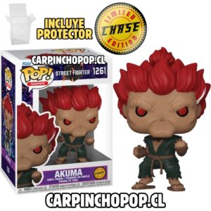 (PREVENTA) FUNKO POP GAMES STREET FIGHTER - AKUMA 1261 LIMITED CHASE EDITION + PROTECTOR DE REGALO (Finales de AGOSTO)