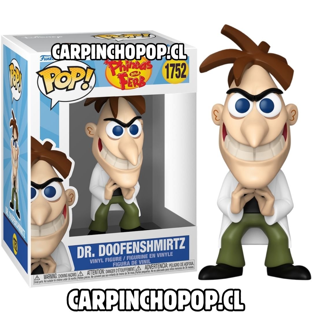 (PREVENTA) FUNKO POP DISNEY PHINEAS Y FERB - DR DOOFENSHMIRTZ 1752 (Finales de AGOSTO)