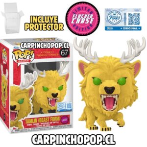 (PREVENTA ESPECIAL) FUNKO POP BOOKS ACOTAR A COURT OF THORNS AND ROSES - TAMLIN BEAST FORM 67 EXCLUSIVO LIMITED FLOCKED CHASE EDITION+ PROTECTOR DE REGALO (Inicios de NOVIEMBRE)