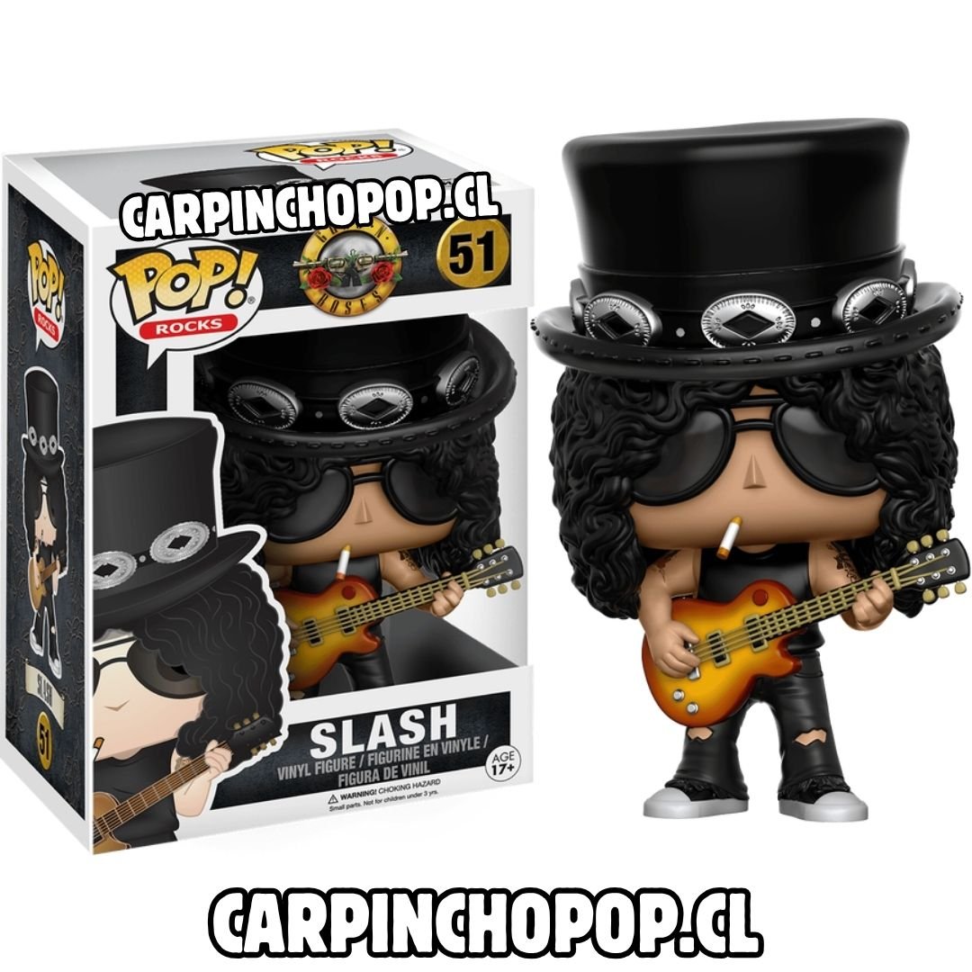 (PREVENTA) FUNKO POP ROCKS GUNS N ROSES - SLASH 51 (Inicios de OCTUBRE)