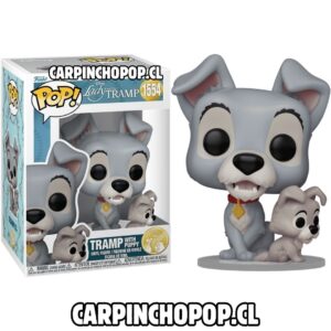 FUNKO POP DISNEY MOVIES LA DAMA Y EL VAGABUNDO - TRAMP WITH PUPPY 1554