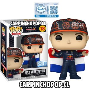 (PREVENTA) FUNKO POP F1 FORMULA 1 - MAX VERSTAPPEN 18 EXCLUSIVO (Inicios de OCTUBRE)