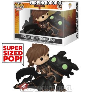 (PREVENTA) FUNKO POP RIDES MOVIES DREAMWORKS COMO ENTRENAR A TU DRAGON - HICCUP WITH TOOTHLESS 123 SUPER SIZED POP (Inicios de OCTUBRE)