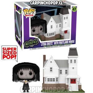 (PREVENTA) FUNKO POP TOWN MOVIES TERROR BEETLEJUICE - LYDIA DEETZ WITH MAITLAND HOUSE 47 SUPER SIZED POP (Inicios de OCTUBRE)