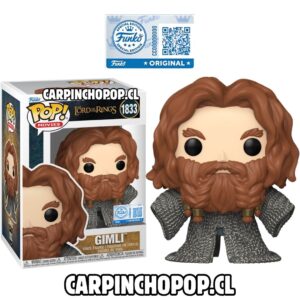 (PREVENTA) FUNKO POP MOVIES LOTR EL SEÑOR DE LOS ANILLOS - GIMLI 1833 EXCLUSIVO (Inicios de OCTUBRE)