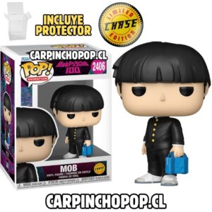 FUNKO POP MOB PSYCHO - MOB 2406 LIMITED CHASE EDITION + PROTECTOR DE REGALO