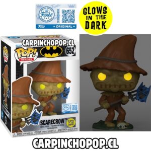 (PREVENTA) FUNKO POP DC COMICS BATMAN - SCARECROW 652 GLOWS IN THE DARK EXCLUSIVO (Mediados de OCTUBRE)