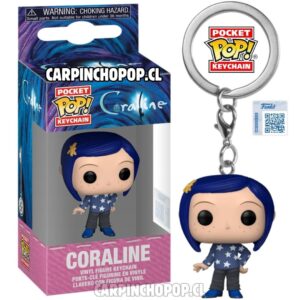 (PREVENTA) FUNKO POCKET POP KEYCHAIN - LLAVERO CORALINE EXCLUSIVO (Mediados de OCTUBRE)