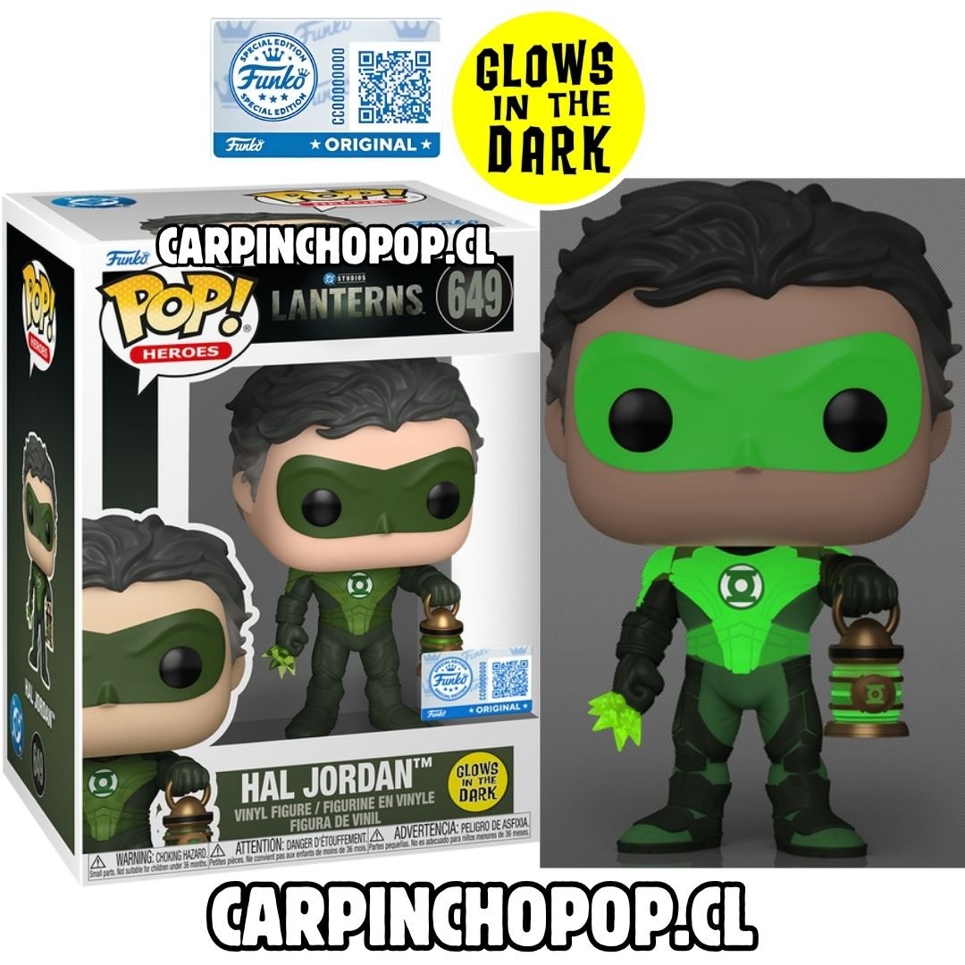 (PREVENTA) FUNKO POP TV DC COMICS LANTERNS - HAL JORDAN 649 GLOWS IN THE DARK EXCLUSIVO (Finales de OCTUBRE)