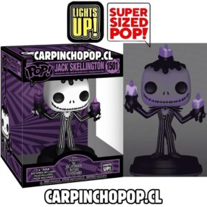 (PREVENTA) FUNKO POP SUPER DISNEY NIGHTMARE BEFORE CHRISTMAS - JACK SKELLINGTON 1501 LIGHTS UP SUPER SIZED POP (Finales de OCTUBRE)