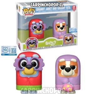 (PREVENTA) FUNKO POP 2 PACK TV BLUEY - GRANNY JANET Y GRANNY RITA EXCLUSIVO (Finales de OCTUBRE)