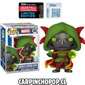 (PREVENTA) FUNKO POP MARVEL AVENGERS DOOMSDAY - SORCERER SUPREME DOOM 1631 EXCLUSIVO NYCC 2026 (Inicios de NOVIEMBRE)