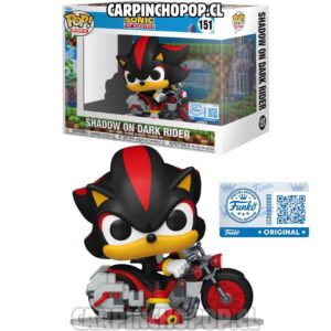 (PREVENTA) FUNKO POP RIDES GAMES SONIC THE HEDGEHOG - SHADOW ON DARK RIDER 151 EXCLUSIVO (Finales de OCTUBRE)