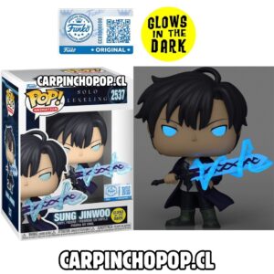 (PREVENTA) FUNKO POP SOLO LEVELING - SUNG JINWOO 2537 GLOWS IN THE DARK EXCLUSIVO (Mediados de NOVIEMBRE)