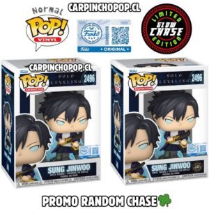 (PREVENTA) FUNKO POP SOLO LEVELING - SUNG JINWOO 2406 EXCLUSIVO PROMO RANDOM CHASE (Mediados de NOVIEMBRE)