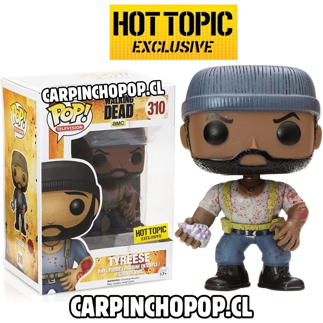 FUNKO POP TV THE WALKING DEAD - TYREESE 310 EXCLUSIVO HOT TOPIC (detalle en caja)