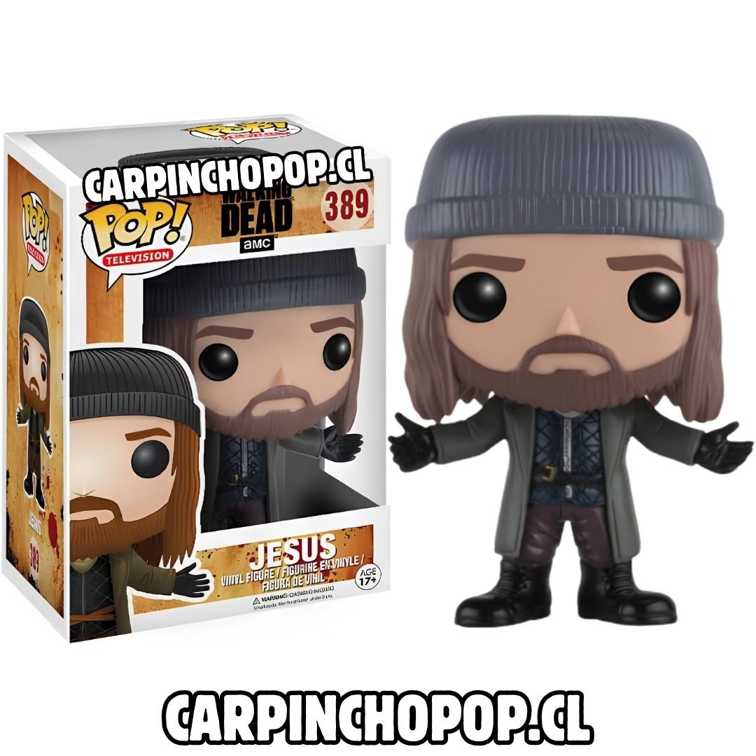 FUNKO POP TV THE WALKING DEAD - JESUS 389 (detalle en caja)