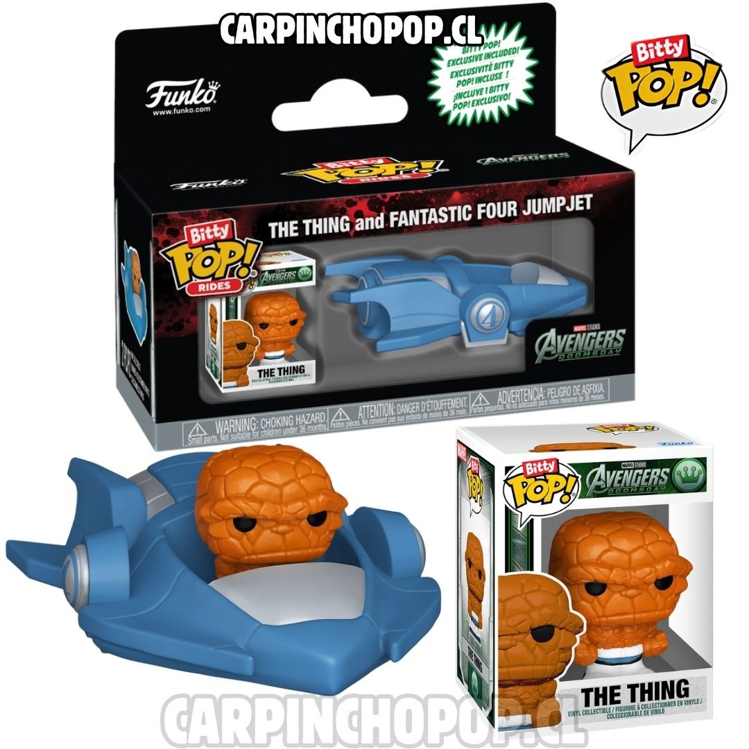 (PREVENTA) FUNKO BITTY POP RIDES MARVEL AVENGERS DOOMSDAY - THE THING AND FANTASTIC FOUR JUMP SET (Mediados de NOVIEMBRE)