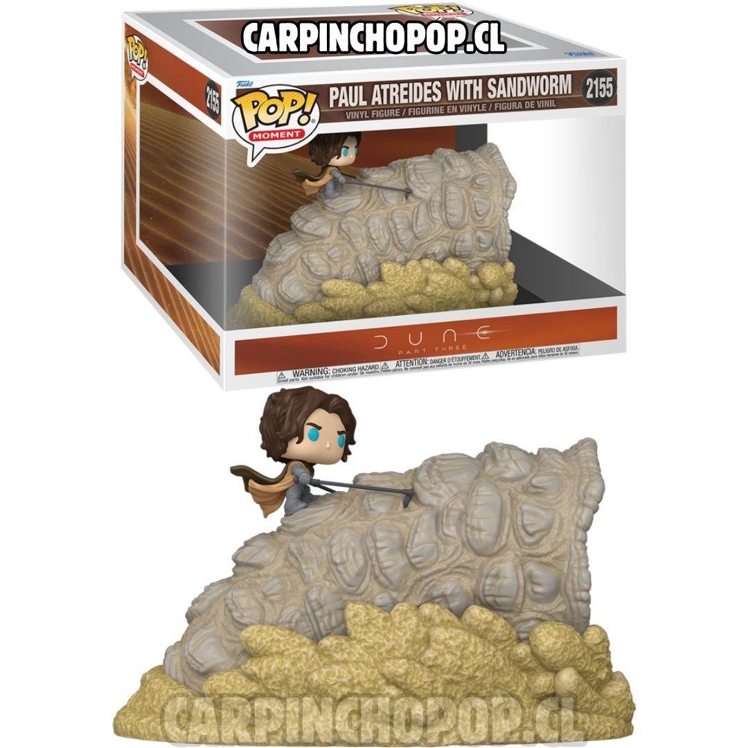 (PREVENTA) FUNKO POP MOMENT MOVIES DUNE PART THREE - PAUL ATREIDES WITH SANDWORM 2155 (Finales de NOVIEMBRE)